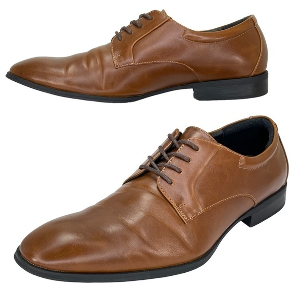Alfani Andrew Tan Faux Leather Mens Oxfords Size 11.5M - Picture 12 of 12